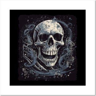 Haunted Skull Posters and Art